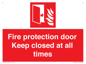 FP10634: Fire protection door Keep closed at all times