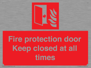FP10634: Fire protection door Keep closed at all times