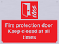 FP10634: Fire protection door Keep closed at all times