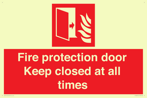 FP10634: Fire protection door Keep closed at all times