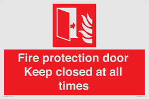FP10634: Fire protection door Keep closed at all times