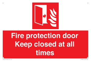 FP10634: Fire protection door Keep closed at all times
