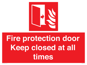 FP10634: Fire protection door Keep closed at all times