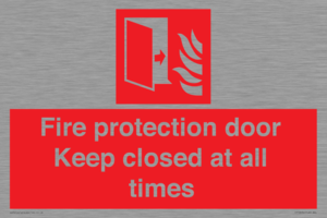 FP10634: Fire protection door Keep closed at all times