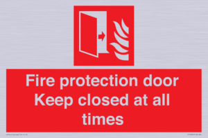 FP10634: Fire protection door Keep closed at all times