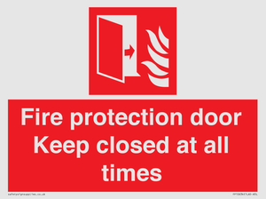 FP10634: Fire protection door Keep closed at all times