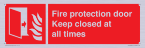 FP10634: Fire protection door Keep closed at all times