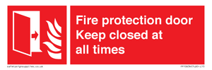 FP10634: Fire protection door Keep closed at all times