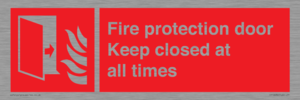 FP10634: Fire protection door Keep closed at all times