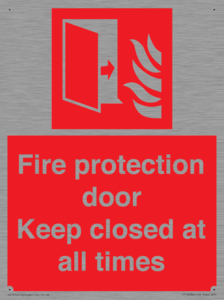 FP10634: Fire protection door Keep closed at all times