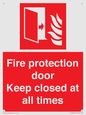 FP10634: Fire protection door Keep closed at all times