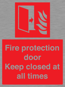 FP10634: Fire protection door Keep closed at all times