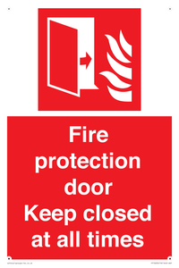 FP10634: Fire protection door Keep closed at all times
