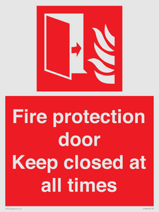 FP10634: Fire protection door Keep closed at all times