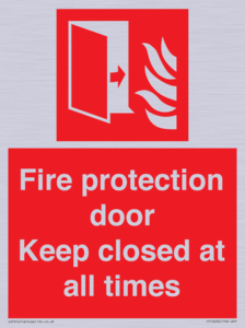 FP10634: Fire protection door Keep closed at all times