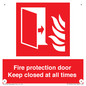 FP10634: Fire protection door Keep closed at all times
