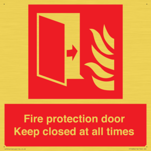 FP10634: Fire protection door Keep closed at all times