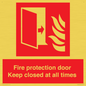 FP10634: Fire protection door Keep closed at all times