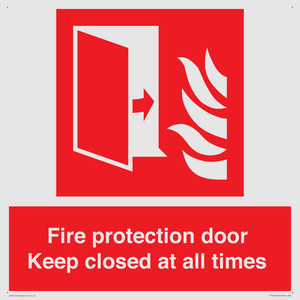 FP10634: Fire protection door Keep closed at all times