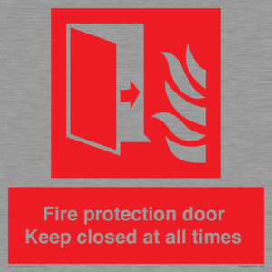 FP10634: Fire protection door Keep closed at all times
