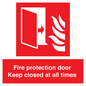 FP10634: Fire protection door Keep closed at all times
