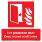 FP10634: Fire protection door Keep closed at all times