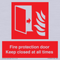 FP10634: Fire protection door Keep closed at all times