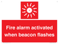 FP10636: Fire alarm activated when beacon flashes