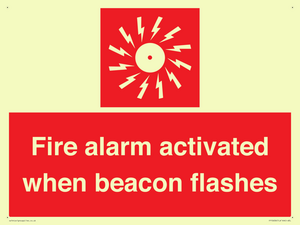 FP10636: Fire alarm activated when beacon flashes