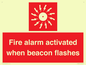 FP10636: Fire alarm activated when beacon flashes