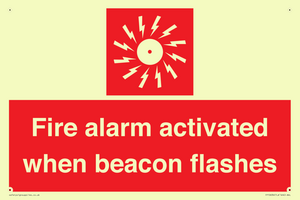 FP10636: Fire alarm activated when beacon flashes