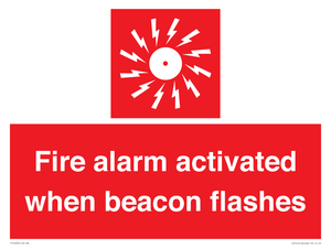 FP10636: Fire alarm activated when beacon flashes