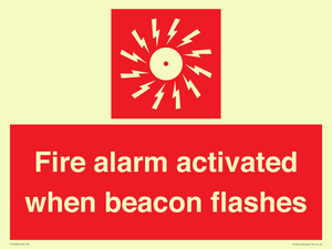 FP10636: Fire alarm activated when beacon flashes