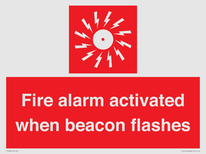FP10636: Fire alarm activated when beacon flashes