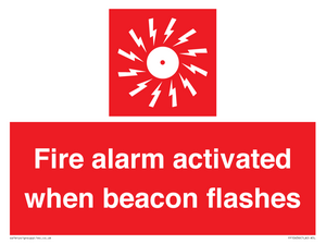 FP10636: Fire alarm activated when beacon flashes
