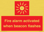 FP10636: Fire alarm activated when beacon flashes