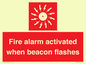 FP10636: Fire alarm activated when beacon flashes