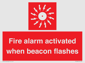 FP10636: Fire alarm activated when beacon flashes