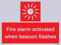 FP10636: Fire alarm activated when beacon flashes