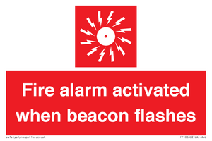 FP10636: Fire alarm activated when beacon flashes