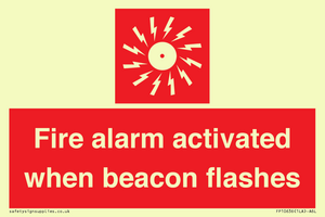 FP10636: Fire alarm activated when beacon flashes