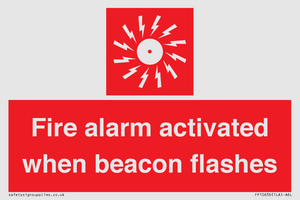 FP10636: Fire alarm activated when beacon flashes