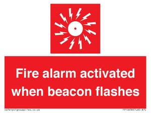 FP10636: Fire alarm activated when beacon flashes