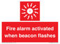 FP10636: Fire alarm activated when beacon flashes