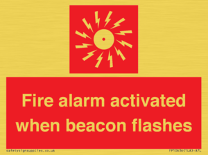 FP10636: Fire alarm activated when beacon flashes