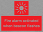 FP10636: Fire alarm activated when beacon flashes