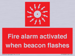 FP10636: Fire alarm activated when beacon flashes
