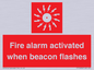 FP10636: Fire alarm activated when beacon flashes