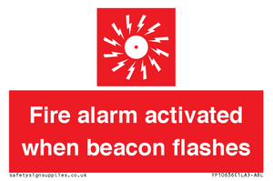 FP10636: Fire alarm activated when beacon flashes