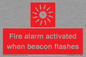 FP10636: Fire alarm activated when beacon flashes